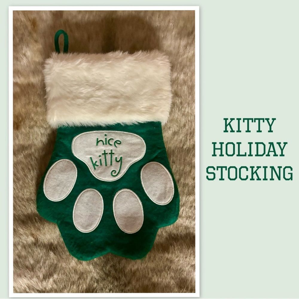 Kitty Holiday Stocking
